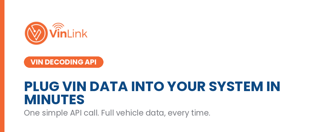 VIN Decoder API dashboard for accurate vehicle data lookup